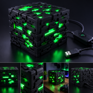 Epic Minecraft-Inspired LED Lamp | 3D Printed